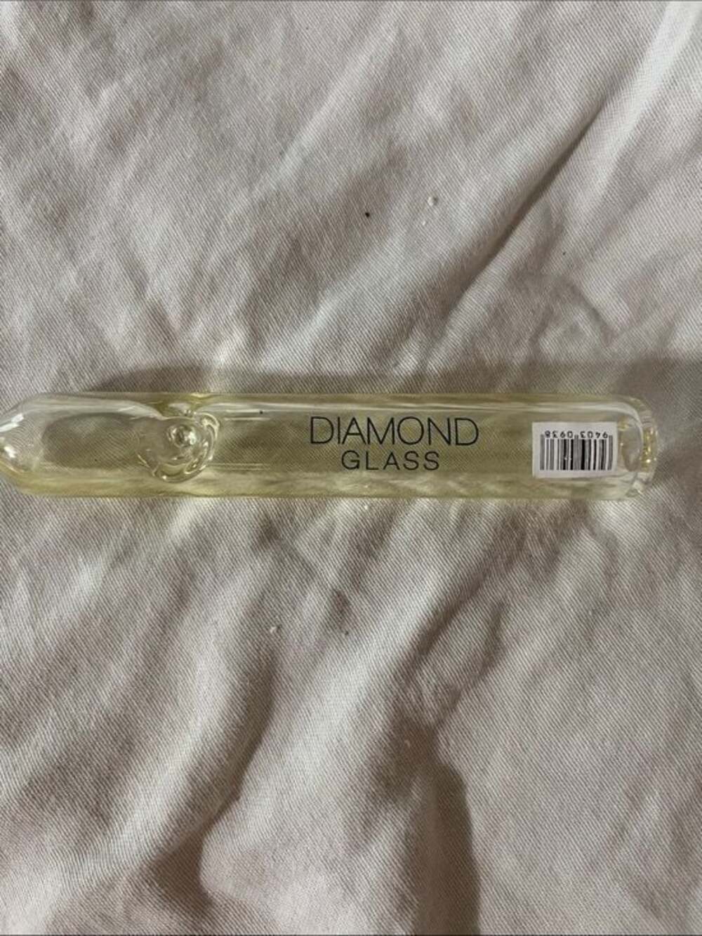 Diamond Glass Yellow/Clear Hand Piece